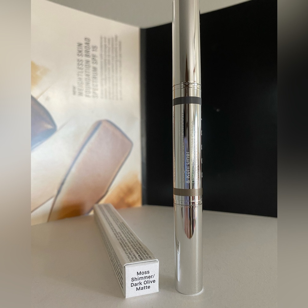Bobbi Brown Long-Wear Cream Shadow (Slate) &Kohl Liner(Nightfall),Dual Ended,New